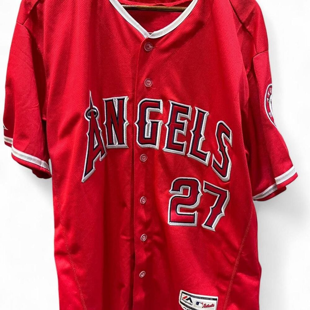Majestic-athletic Men's Red Top